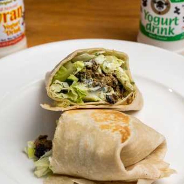 Beef and Lamb Kebab Wrap