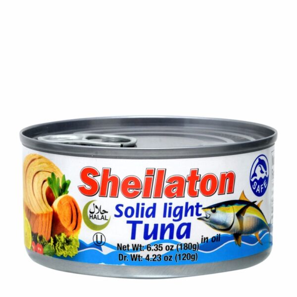 SHEILATON TUNA FISH IN VEG OIL 180 GR 