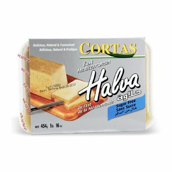 CORTAS HALVA PLAIN SUGAR FREE 16 OZ 